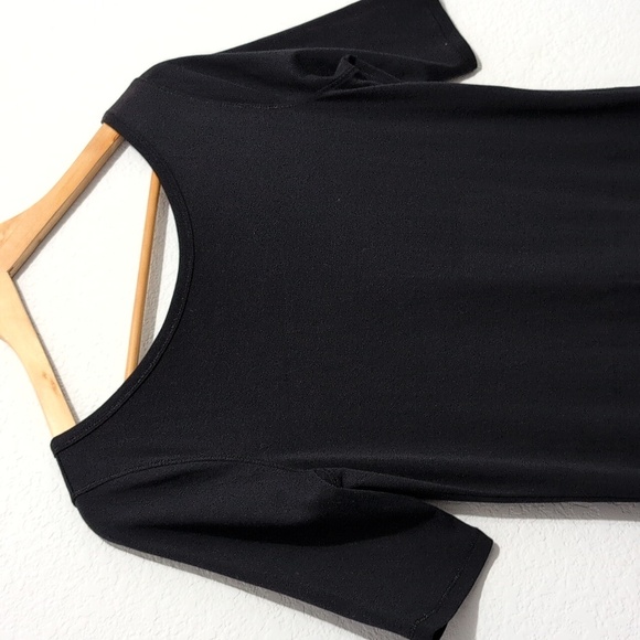 ROYAL ROBBINS Black Kick Back To Front Dress Size Small Reversible - Picture 2 of 7